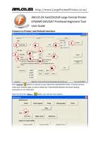 Format Printer EPSON ® DX5DX7 Printhead Alignment Tool (Page 2 / 5) FastCOLOUR EPSON Printhead Alignment Tool User Guide